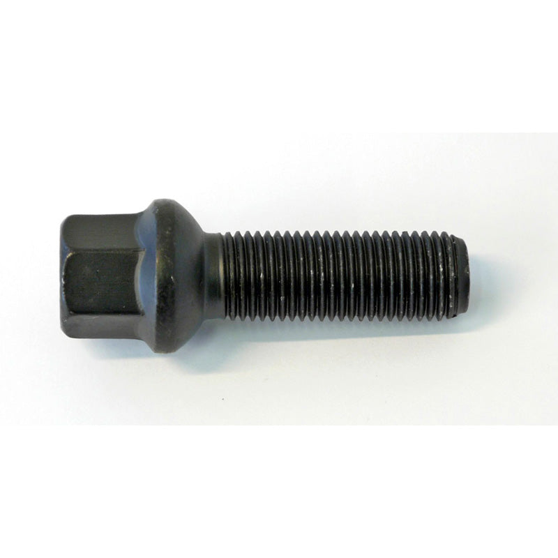 H&R, Wheel bolt Round-Head R14 M14x1.50 - length 37mm - Black