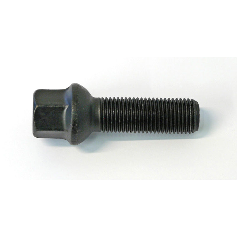 H&R, Wheel bolt Round-Head R13 M14x1.50 - length 38mm - Black (, fits e.g. VAG)