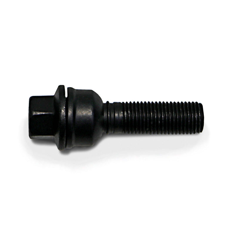 H&R, boulon de roue à tête arrondie avec cône mobile R14 M14x1.50 - longueur 38mm - noir (par ex. convient à Audi Q3, Q5)
