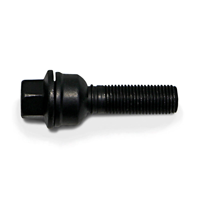 H&R, wielbout met ronde kop en beweegbare kegel R14 M14x1.50 - lengte 45mm - zwart (bijv. past op Audi Q3, Q5)