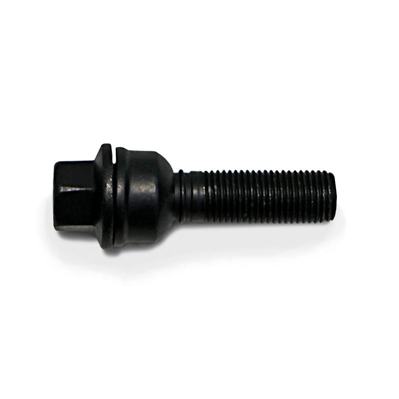 H&R, Wheel bolt Round-Head with movable cone R14 M14x1.50 - length 50mm - Black (e.g., fits Audi Q3, Q5)
