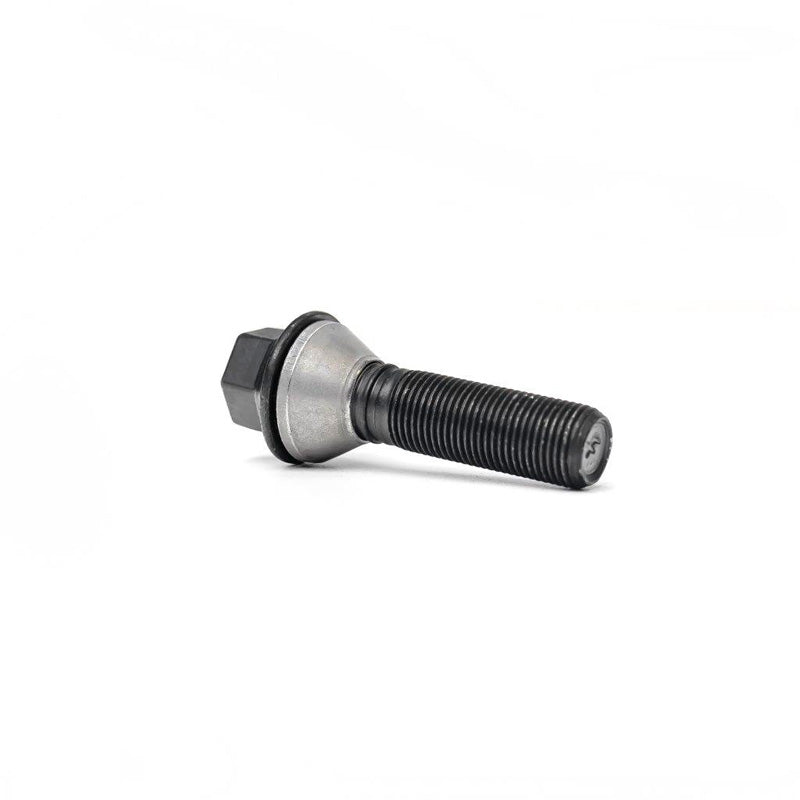 H&R, wielbout met conische kop en beweegbare conus M14x1.50 - lengte 50,5mm - zwart