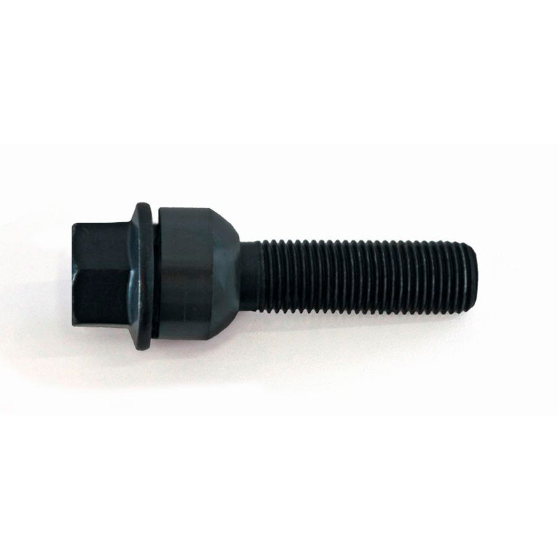 H&R, Wielbout ronde kop met beweegbare conus R14 M14x1.50 - lengte 57mm - Zwart