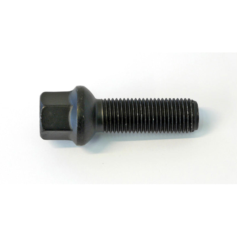 H&R, Wheel bolt Round-Head R14 M14x1.50 - length 65mm - Black