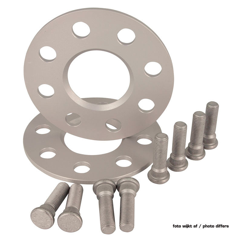 H&R, DRS-MZ-System Wheel spacer set 18mm per axle - Bolt pattern 5x115 - Hub 70,1mm - Bolt size M12x1,5, fits Opel