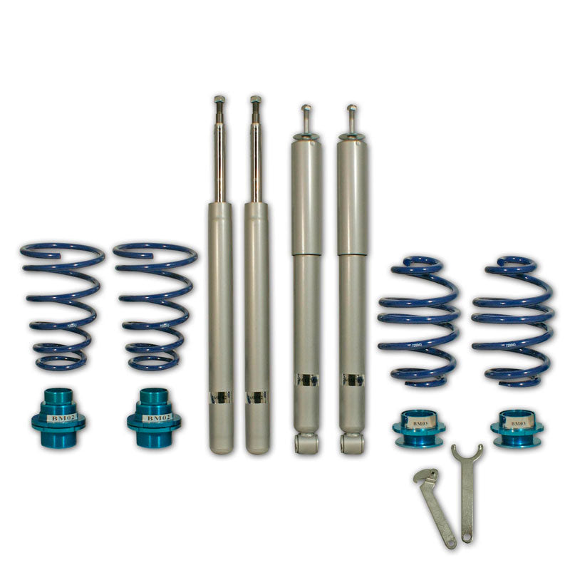 Bonrath coilover suspension, fits BMW 3-Series E30 Touring 1988-1995 & Cabrio 1986-1993