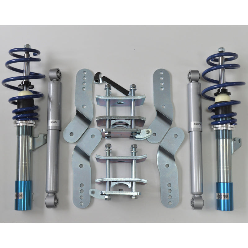 Bonrath suspension filetée, convient à Volkswagen Caddy III 1.9TDi DSG/2.0TDi/DSG excl. 4-Motion 2004-2015 & Caddy IV 2.0TDi excl. 4-Motion 2015-