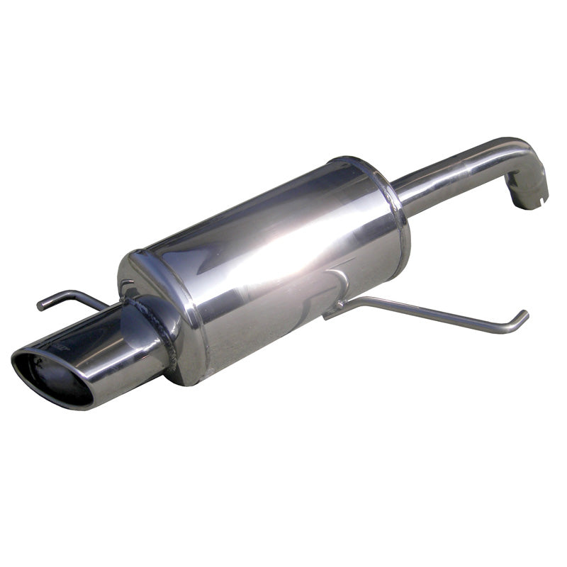 InoXcar, sports exhaust, fits Alfa Romeo 147 1.6 TS (120HP) 2001- 120x80mm