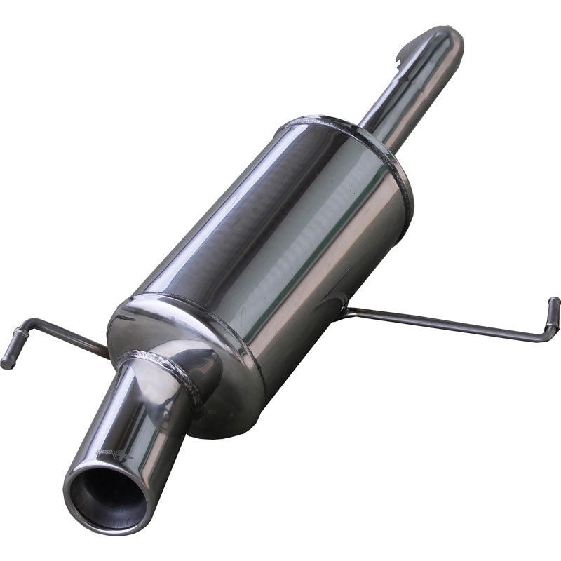 InoXcar, sports exhaust, fits Alfa Romeo 147 1.9 JTD 2002- 80mm