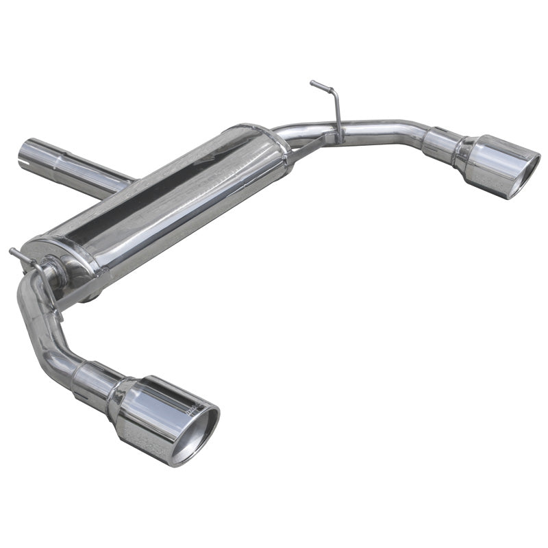 InoXcar, Dual sports exhaust, fits Alfa Romeo Giulietta 1750Tbi (235HP) 2010- 100mm X-Race (Ø60mm)