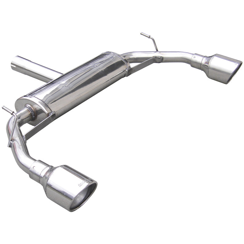 InoXcar, double sports exhaust, fits Alfa Romeo Giulietta 1750Tbi (235HP) 2010- 110mm X-Race (Ø60mm)