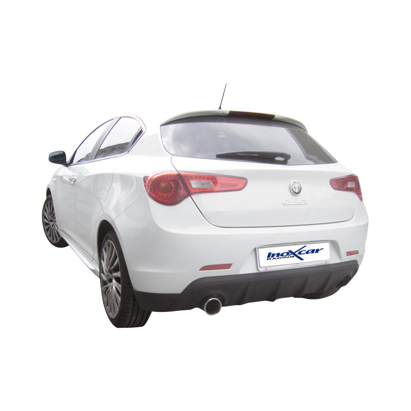 InoXcar, Sports Exhaust, fits Alfa Romeo Giulietta 1.4T Multiair (170HP) 2010- 102mm Round