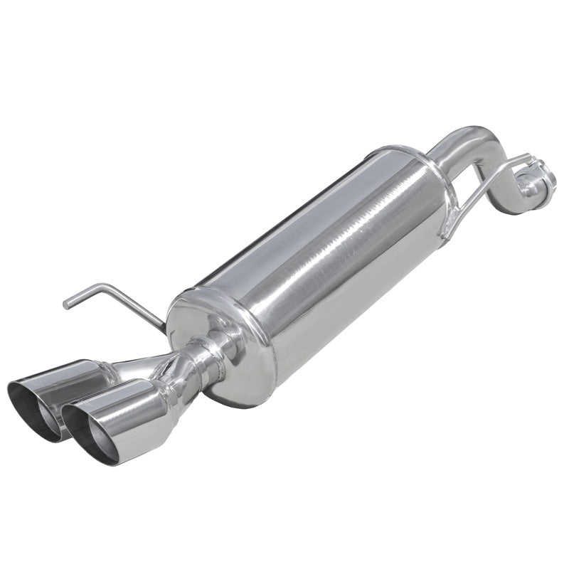 InoXcar, sportuitlaat, geschikt voor Alfa Romeo Mito 1.4TB QV (170 pk) 2009- Ø55mm 2x80mm Racing