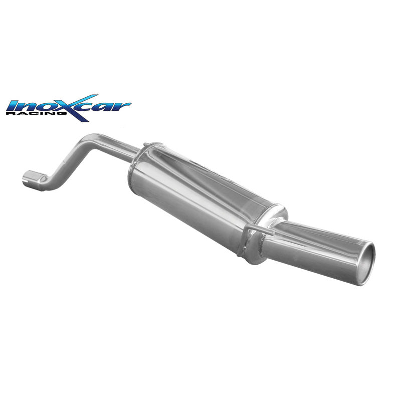 InoXcar, sportuitlaat, geschikt voor Alfa Romeo Mito 1.4i 78hp 2013- 1x102mm