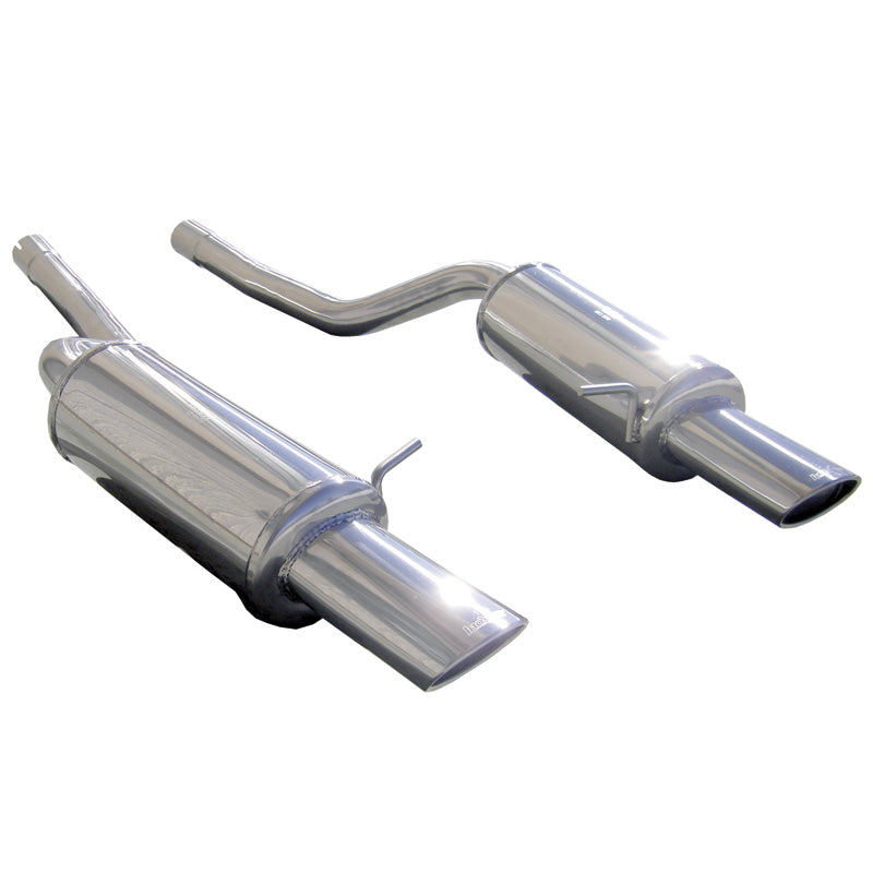InoXcar, Double échappement sport, compatible avec Audi RS6 4.2i V8 2002- Left/Right 120x80mm