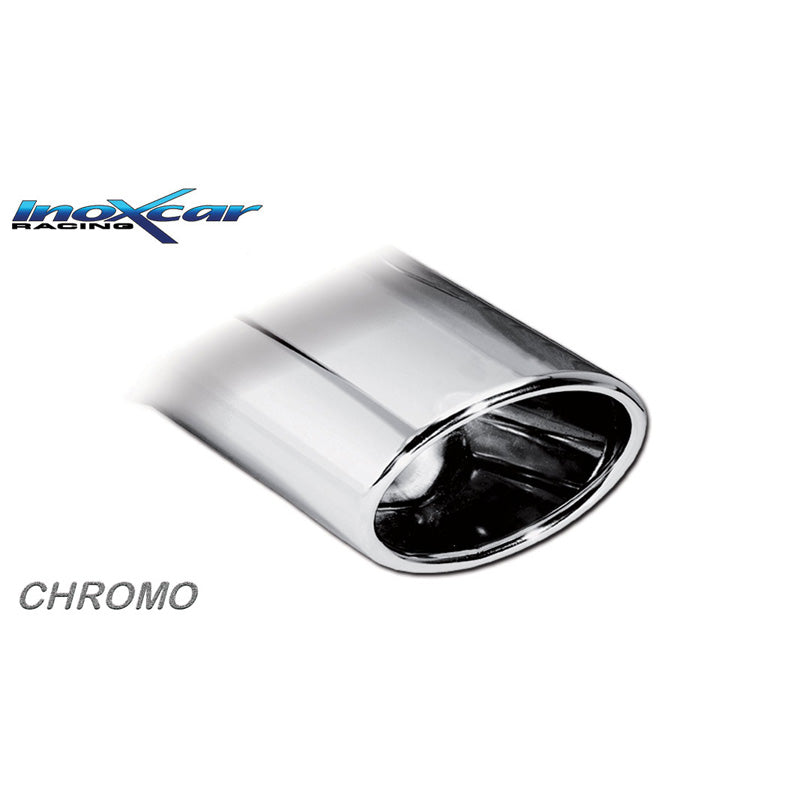 InoXcar, Double Sport Exhaust, Fits Audi S3 (8V) Sportback 2.0 TFSI 300hp 2013- 1x150x105mm