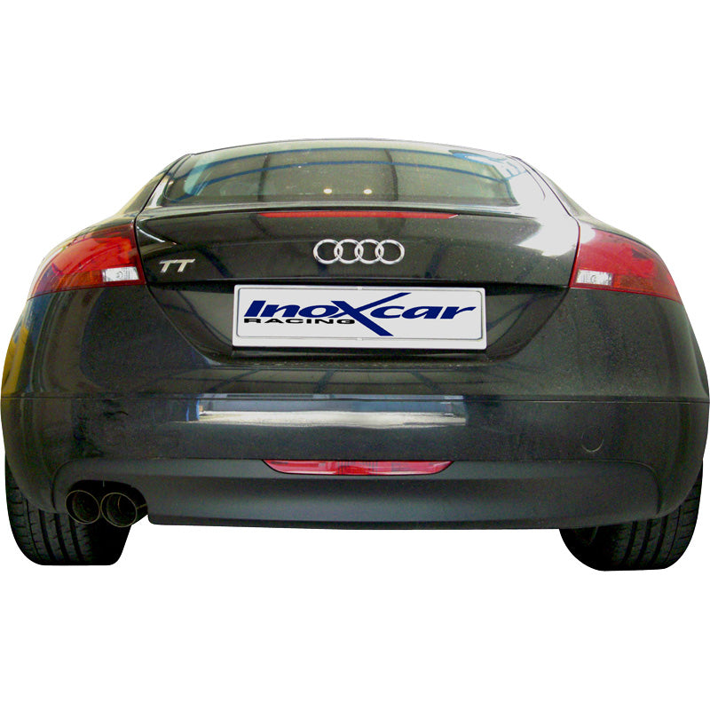 InoXcar, Sports exhaust, fits Audi TT 2.0 TFSi (200HP) 2006- 2x80mm Racing