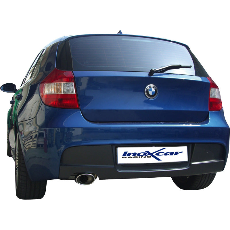 InoXcar, Sport Exhaust, Fits BMW 1-Series E87 120D 2004- 120x80mm Oblique