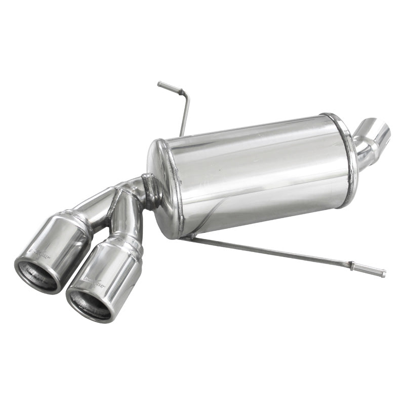 InoXcar, Sports exhaust, fits BMW 1-Series E87 116i/118i 2004- 2x80mm