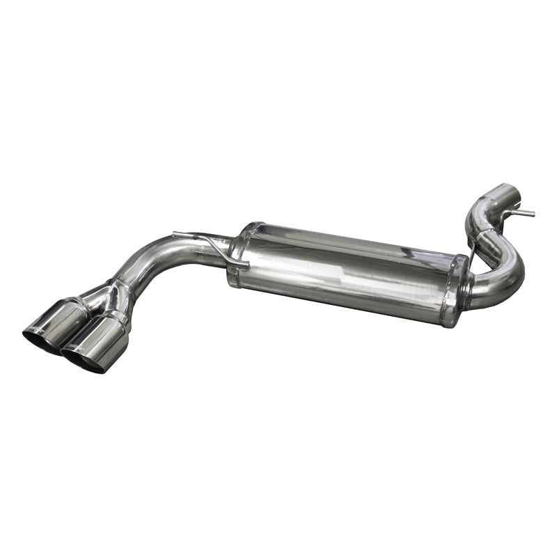 InoXcar, Échappement sport, compatible avec BMW X3 Xdrive 2.0D (184HP) 2011- 2x80mm Racing