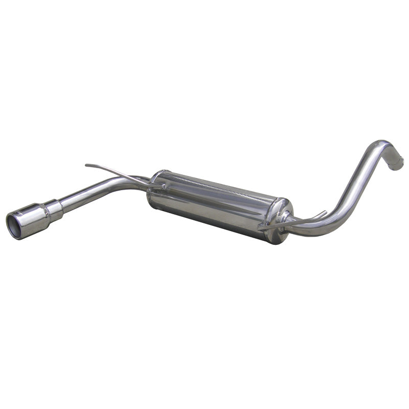 InoXcar, sportuitlaat, passend voor Citroën C1 1.0 (68HP) 2005- 80mm