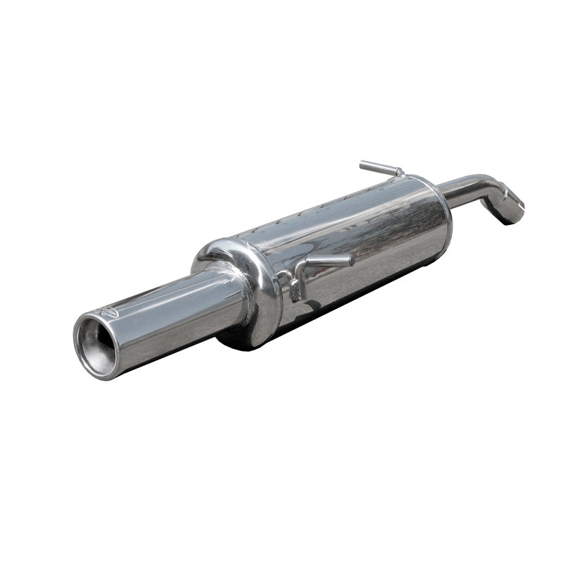 InoXcar, sportuitlaat, passend voor Citroën C3 1.4 16V 88hp 2001-2008 1x80mm