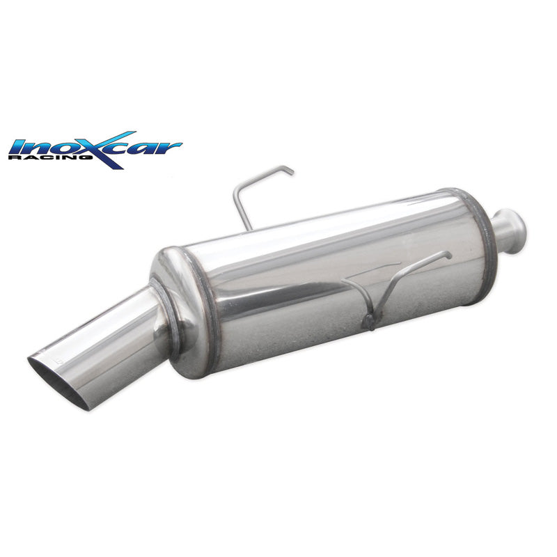 InoXcar, échappement sport, compatible avec Citroën Xsara Coupé 2.0 16v VTS 167hp -2004 1x90mm Rally