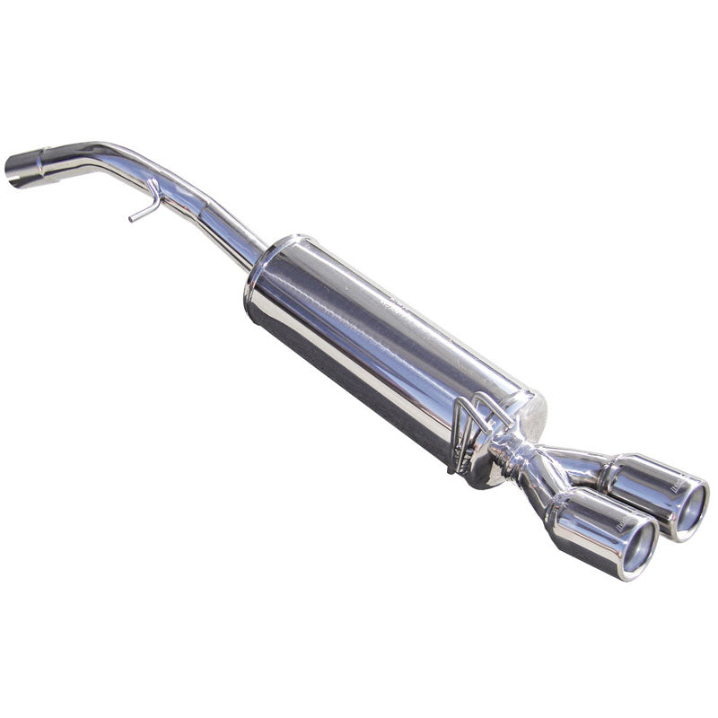 InoXcar, sportuitlaat, geschikt voor Fiat Bravo 1.9 MJET 8v (120HP) 2007- 2x80mm