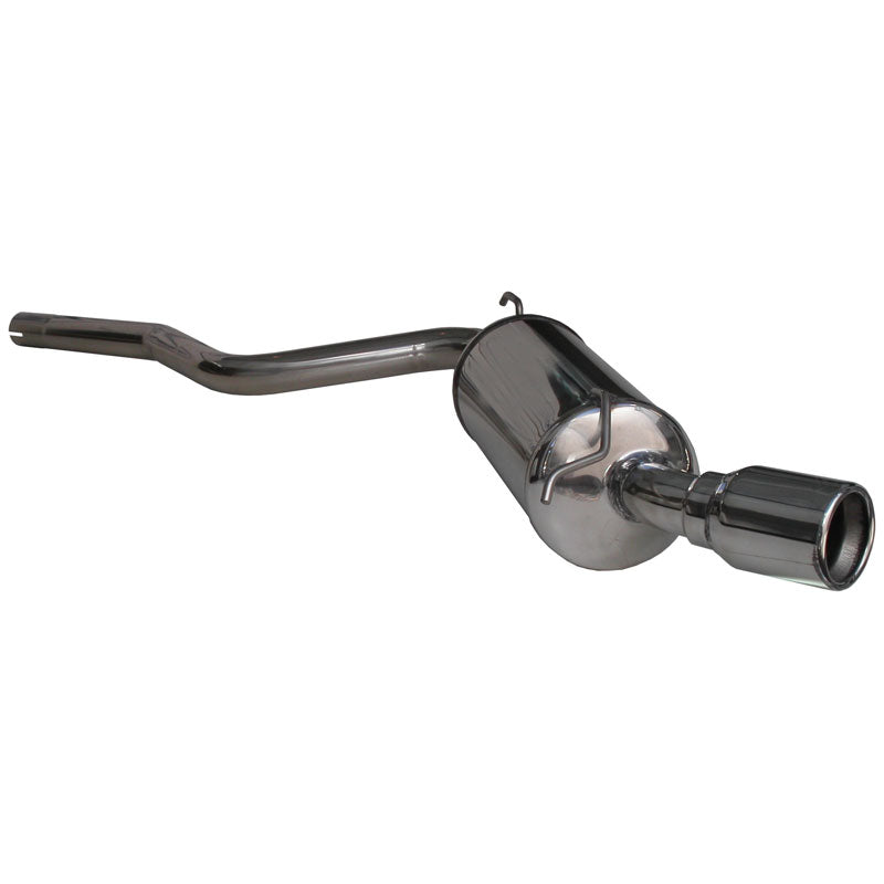 InoXcar, échappement sport, compatible avec Fiat Cinquecento 0.9/1.1 Sporting 1994- 80mm