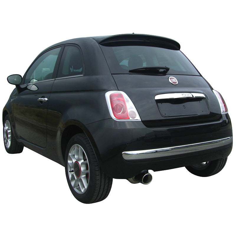 InoXcar, échappement sport, compatible avec Fiat 500 1.4 16v (100HP) 2007- 102mm