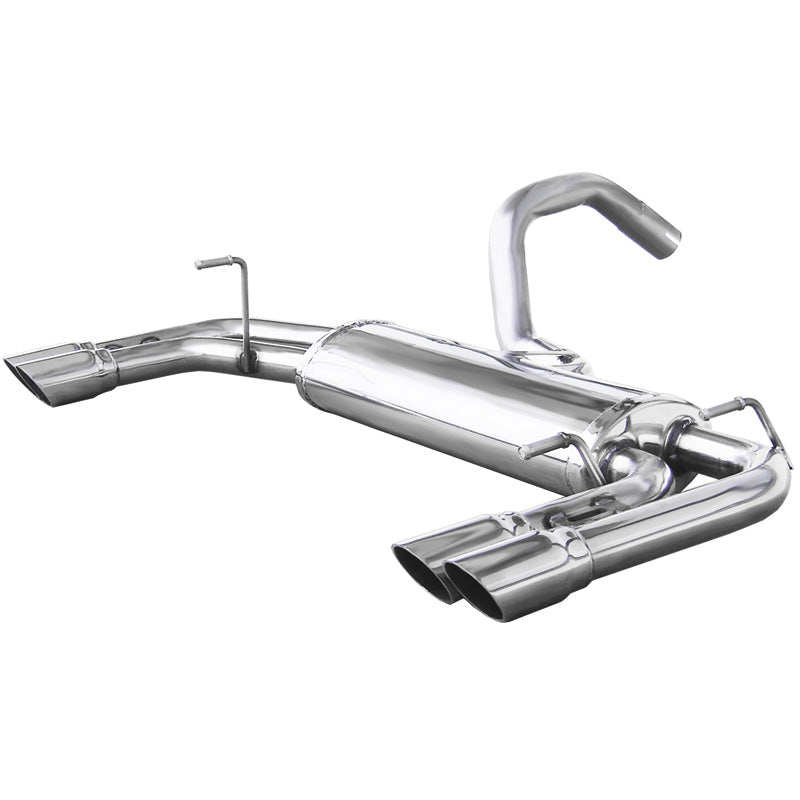 InoXcar, Twin sports exhaust, fits Fiat 500 Abarth 1.4T-Jet (135-160HP) 2008- + Cabrio 2010- 2x60mm (Ø48mm)