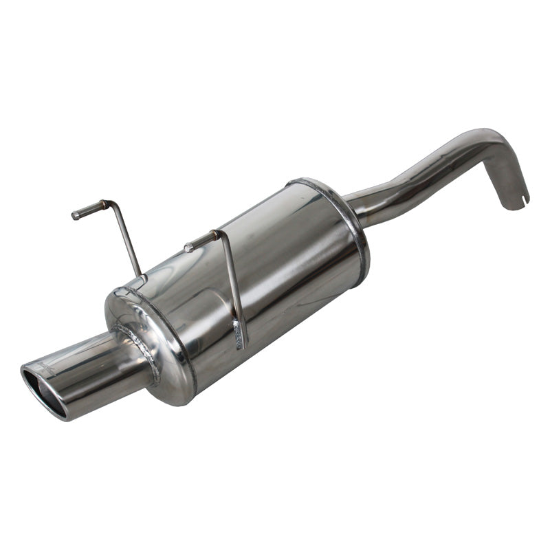 InoXcar, Sports exhaust, fits Fiat 500 1.2 (69HP) 2007-2013 Ø40mm 90x70mm