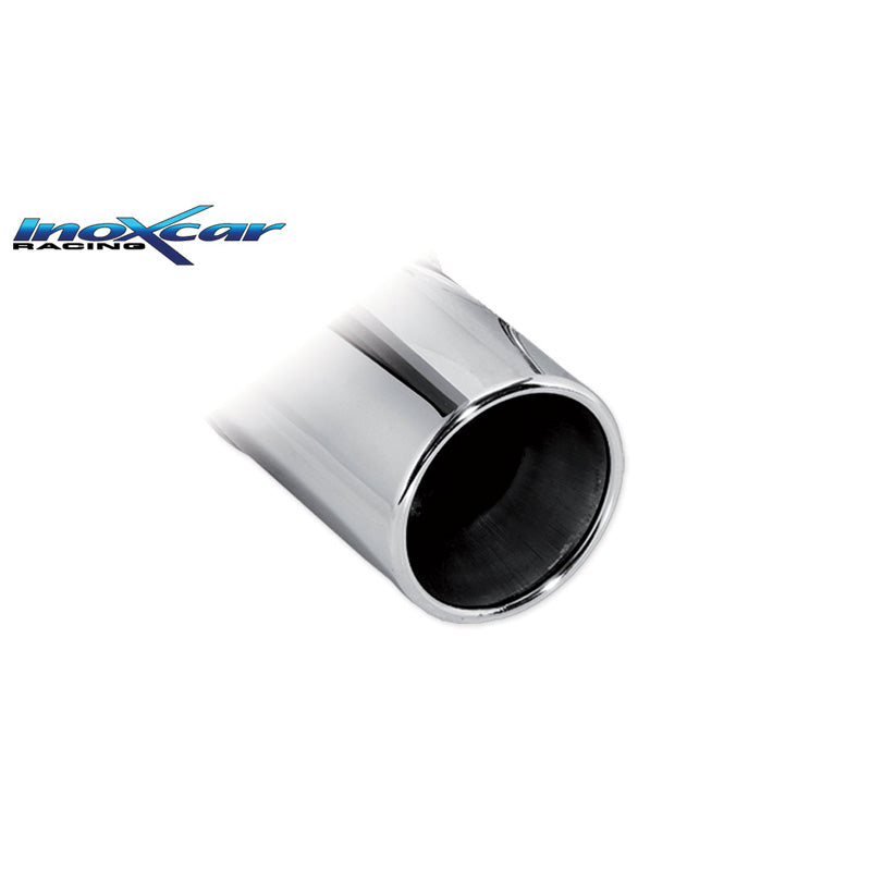 InoXcar, Double sports exhaust, fits Abarth 595 160hp 2012- 1x102mm