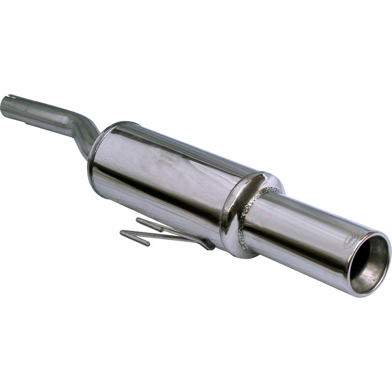 InoXcar, échappement sport, compatible avec Fiat Punto (176) 1.2 16v 102mm