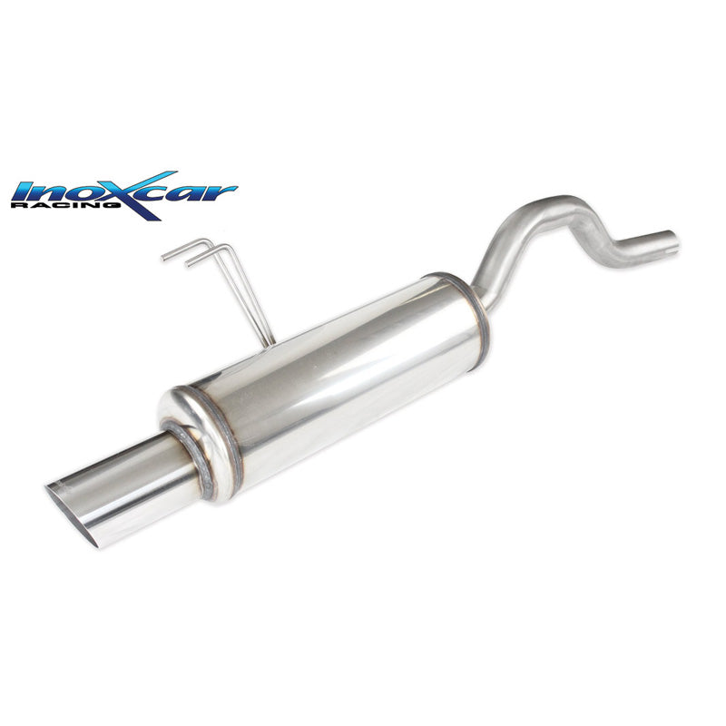 InoXcar, Sports Exhaust, Fits Fiat Punto (188) 1.2 Sporting 80 hp 1999-2003 1x90mm Rally