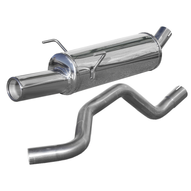 InoXcar, échappement sport, compatible avec Fiat Punto (188) 1.9 JTD 1999- 80mm