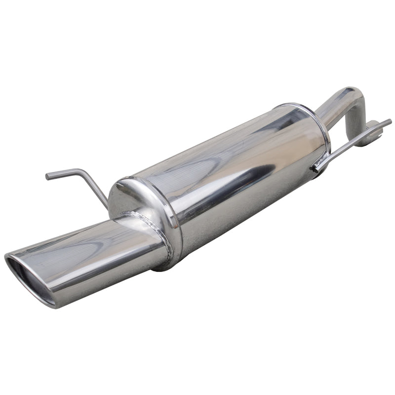 InoXcar, sportuitlaat, geschikt voor Fiat Grande Punto 1.4 T-Jet (120HP) 2006- 120x80mm