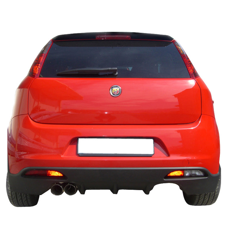 InoXcar, Sports exhaust, fits Fiat Grande Punto 1.4 Turbo Abarth 2006- 2x80mm