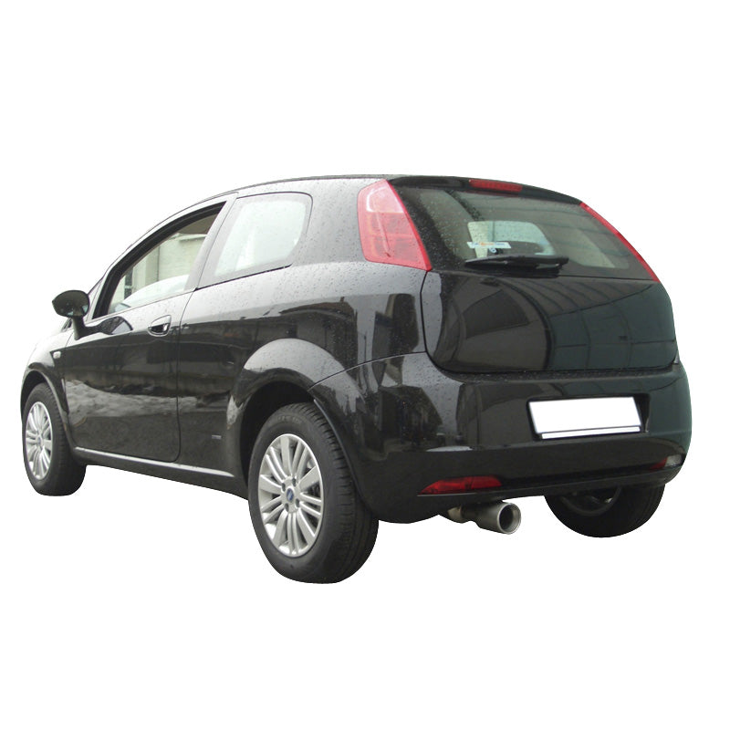 InoXcar, sportuitlaat, geschikt voor Fiat Grande Punto 1.9 MJET 16v (120HP) 2005- 102mm