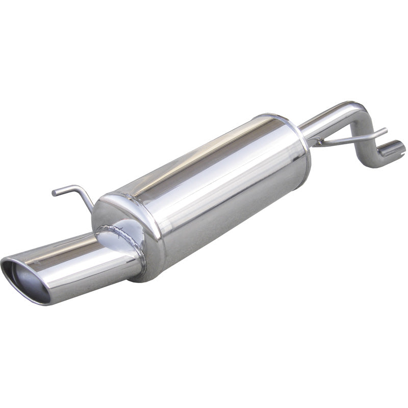 InoXcar, sportuitlaat, geschikt voor Fiat Grande Punto 1.4/1.4 16v 2005- 120x80mm