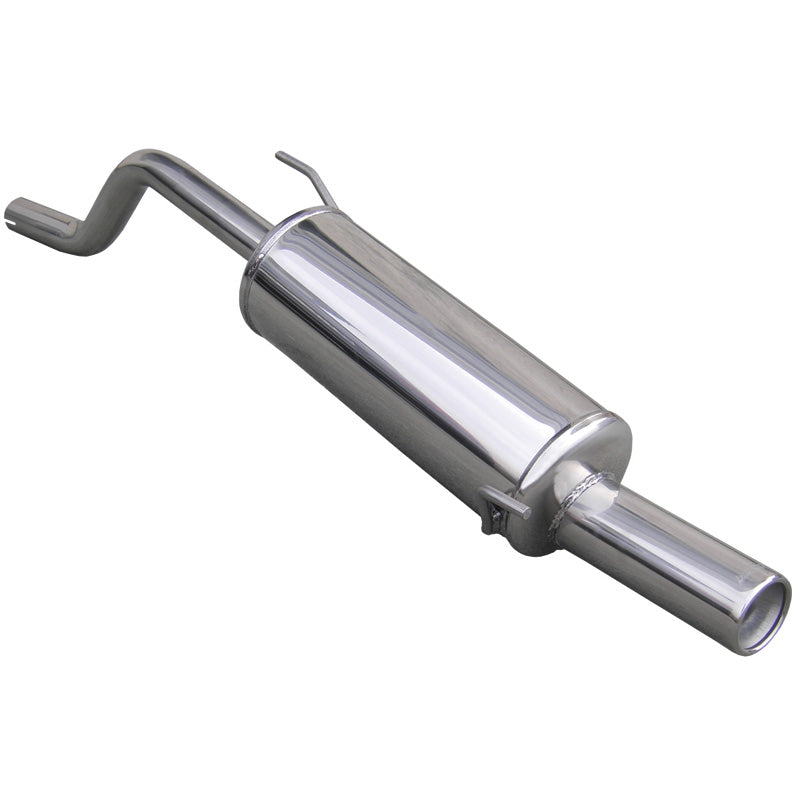 InoXcar, sportuitlaat, geschikt voor Fiat Grande Punto 1.2 (65HP) 2006- Ø40mm 80mm