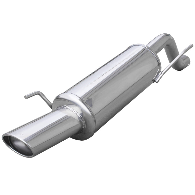 InoXcar, sportuitlaat, geschikt voor Fiat Grande Punto 1.4T-Jet (155HP) 2007- 120x80mm (Ø60mm)