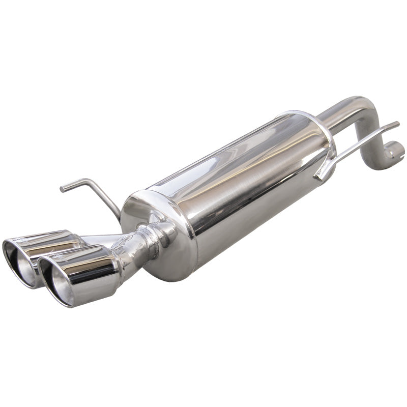 InoXcar, échappement sport, compatible avec Fiat Grande Punto 1.4T-Jet (155HP) 2007- 2x80mm X-Race (Ø60mm)