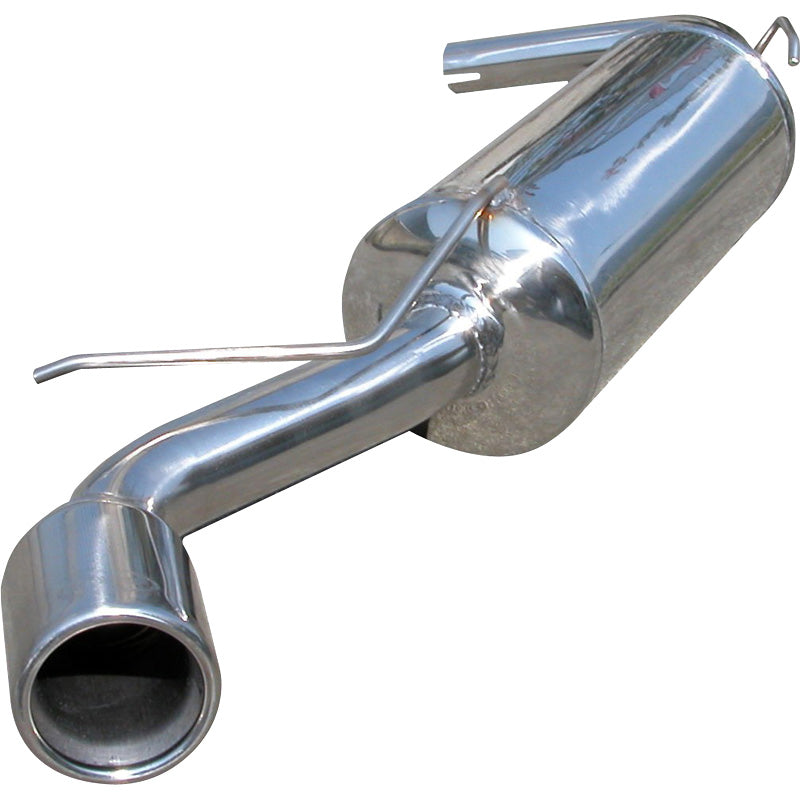 InoXcar, Sports exhaust, fits Fiat Seicento 0.9/1.1 Sporting 1998- 80mm