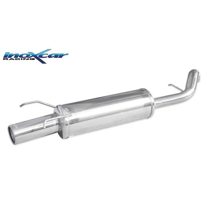 InoXcar, Sports exhaust, fits Ford Escort 1.8 16v 116hp 1993-1996 1x80mm