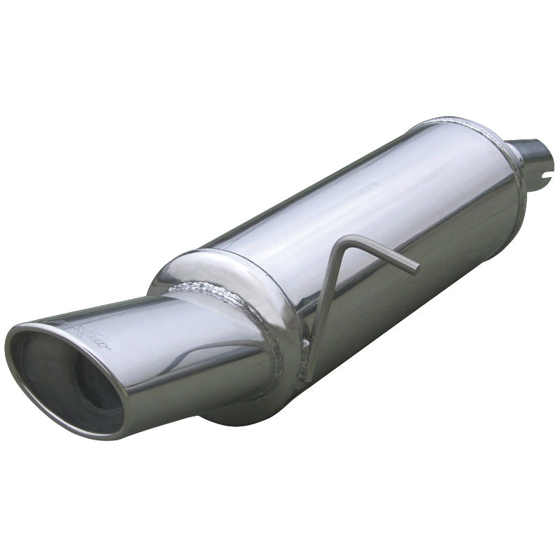 InoXcar, sportuitlaat, past op Ford Fiesta 1.4 TDCi (68HP) 2002- 120x80mm