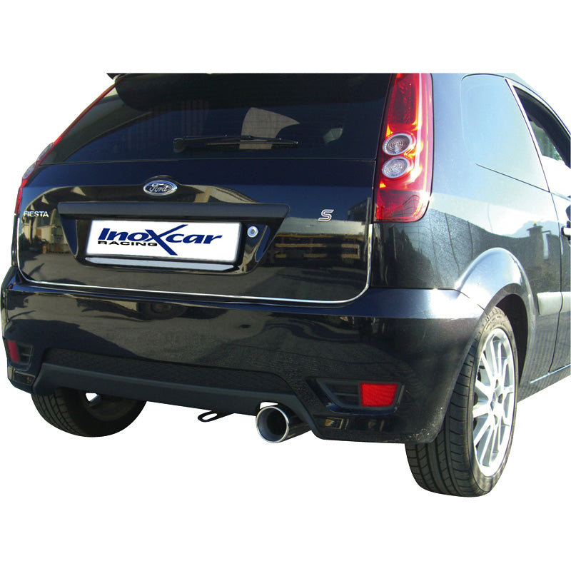 InoXcar, échappement sport, compatible avec Ford Fiesta 1.6 TDCi (90HP) 2002- 102mm