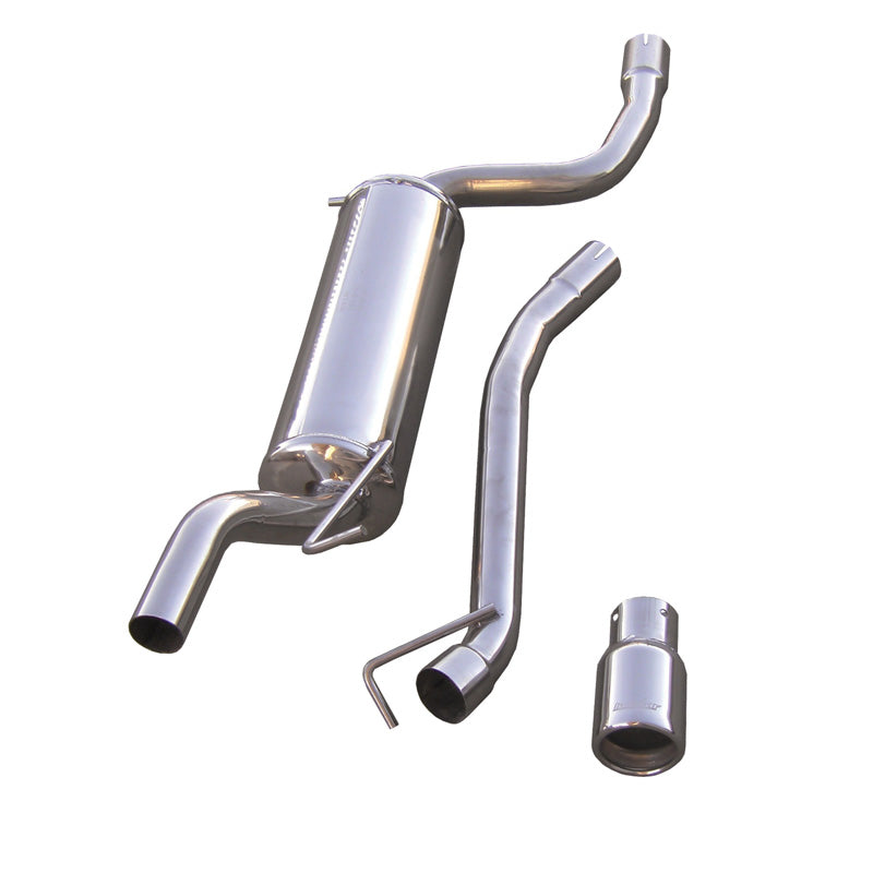 InoXcar, Sports exhaust, fits Ford Focus 2.0 16v (130HP) 80mm