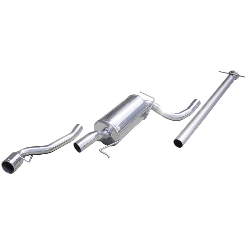 InoXcar, tube intermédiaire + échappement sport, convient à Ford Focus RS 2.0 16v Turbo 2003- 102mm