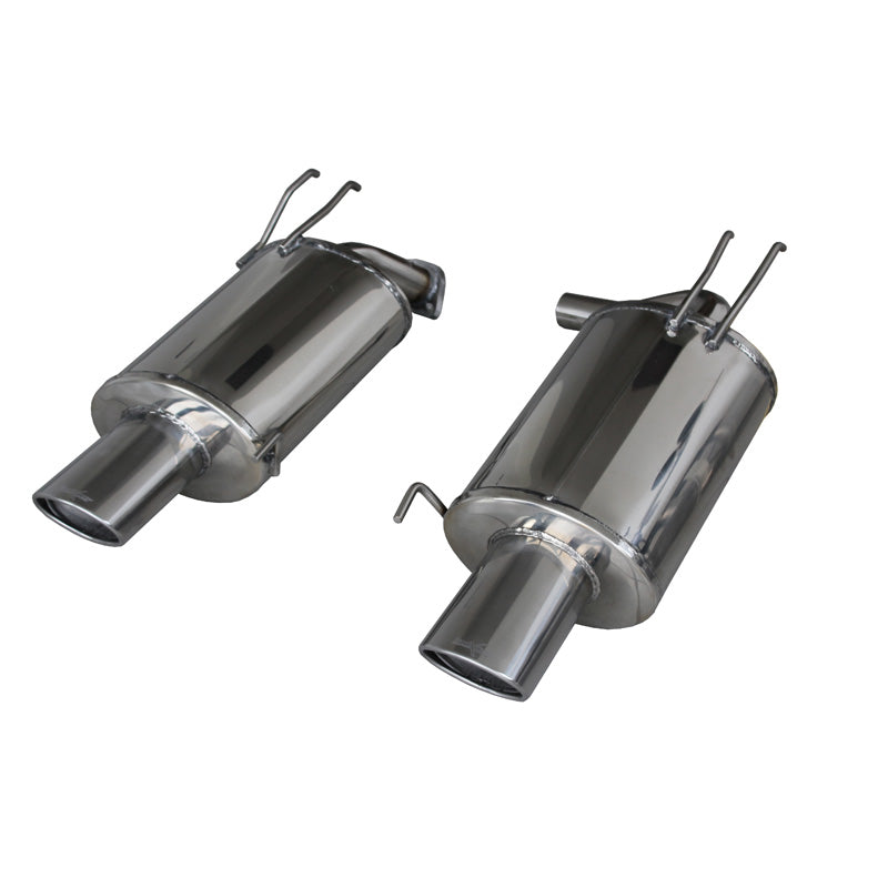 InoXcar, Dubbele sportuitlaat, past op Honda Accord 2.4 Executive 2003- Links/Rechts 120x80mm